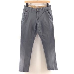 Weatherproof Mens Pants Vintage Straight Fit 30x32‎ Gray Utility Chino Cotton